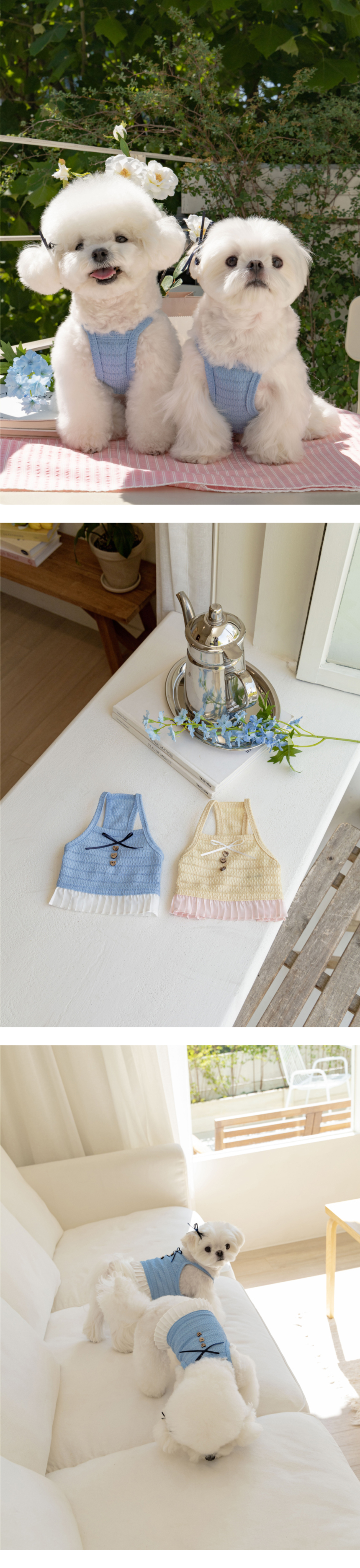 [무료배송] 멜름 선리츠 크롭탑 S-XL + 리본 헤어핀 세트 3번째