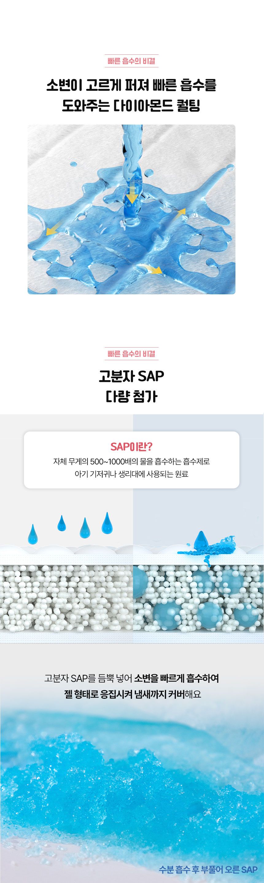 [무료배송] 멍냥이랑 올인원패드 두꺼운타입 3팩 대형 120매 5번째