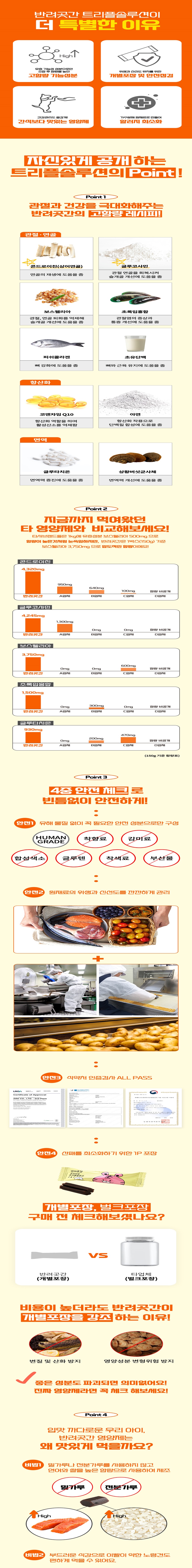 [무료배송] 반려곳간 독 관절영양제 트리플솔루션 관절케어 1박스 30매 8번째