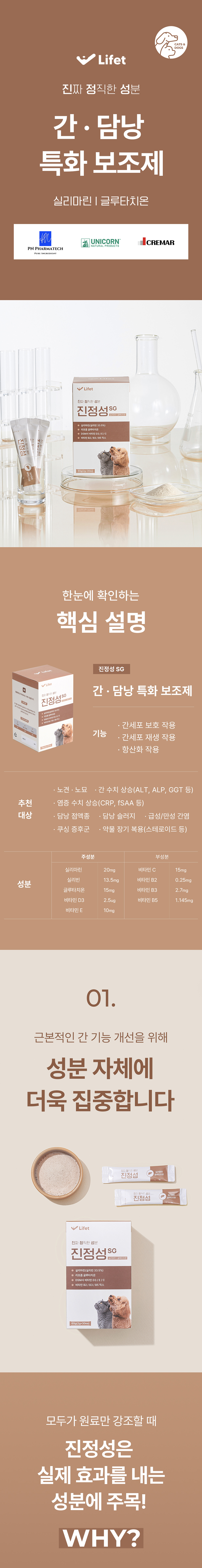 [NEW신상][무료배송] 라이펫 진정성 SG 실리마린 글루타치온 간 영양제 2gX30포 7번째