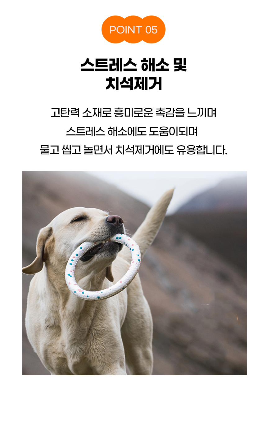 [NEW신상][무료배송] 개과천선 독 R 루밍 공 (삼원색/마카롱/화이트 블랙/러비공/링 18cm) 6번째