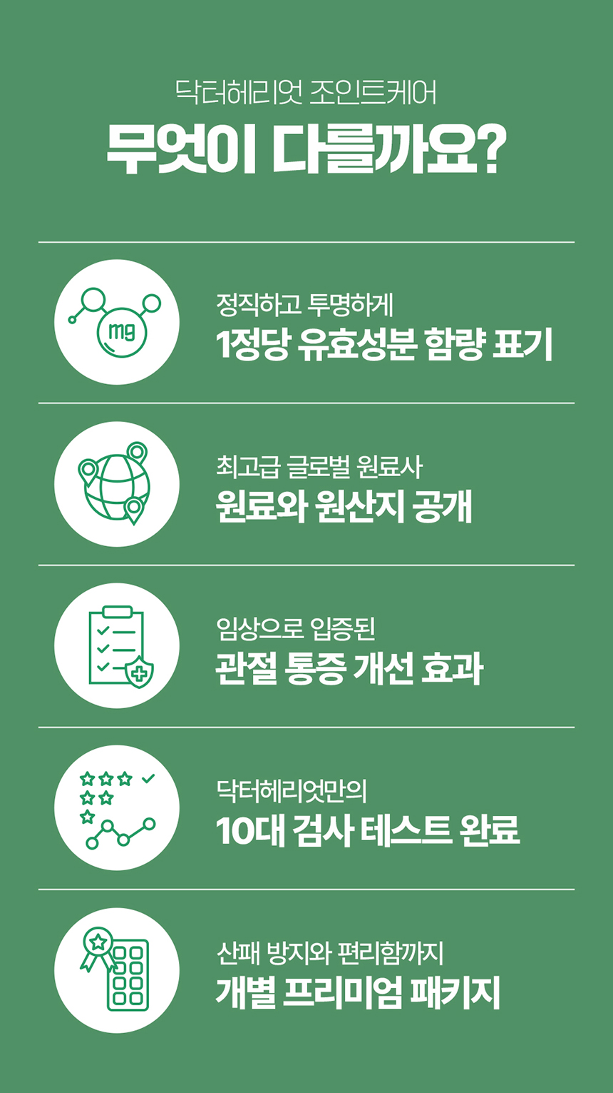 [무료배송] 닥터헤리엇 조인트케어 7번째