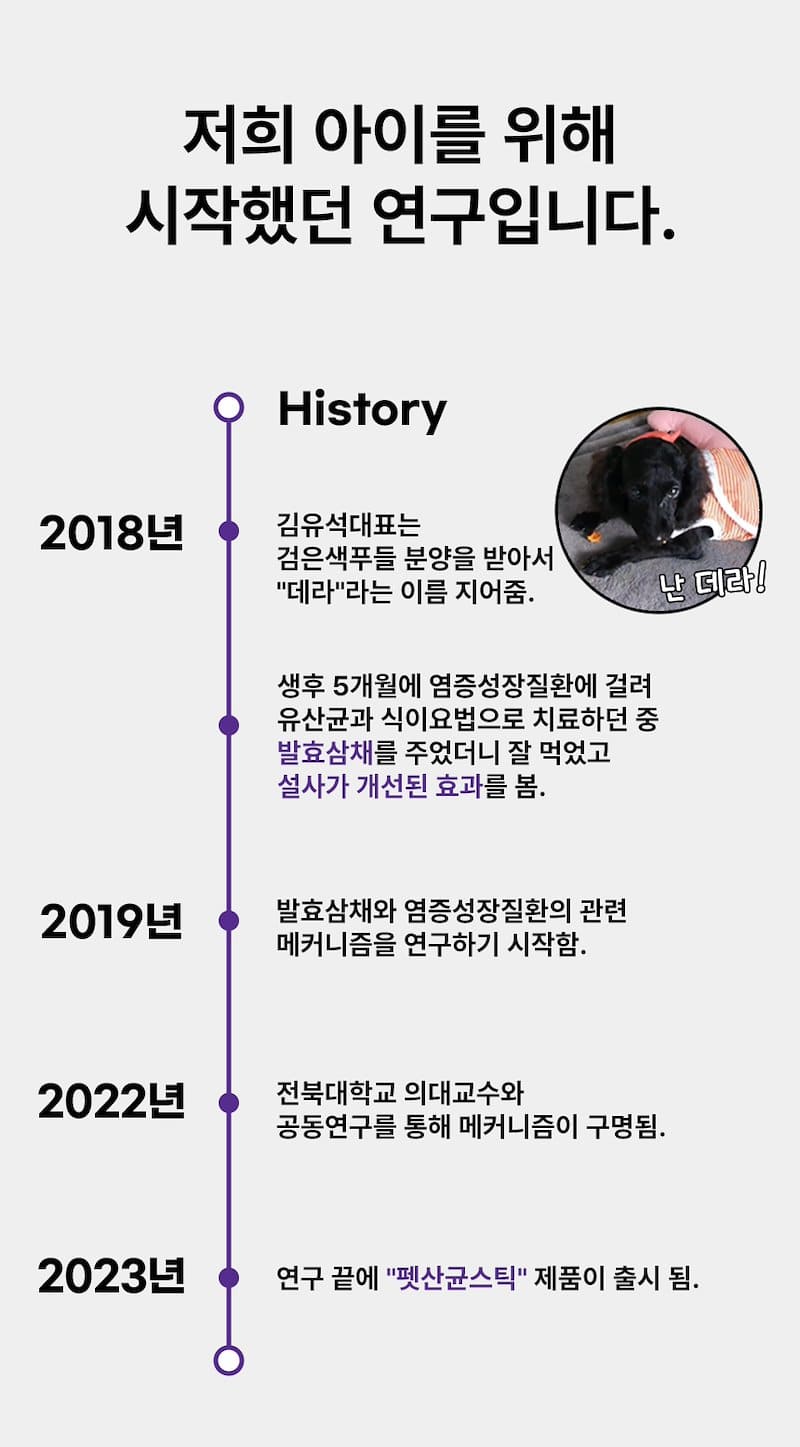 [무료배송] 견우직냥x펫산균 프리바이오틱스 2g*30p 17번째