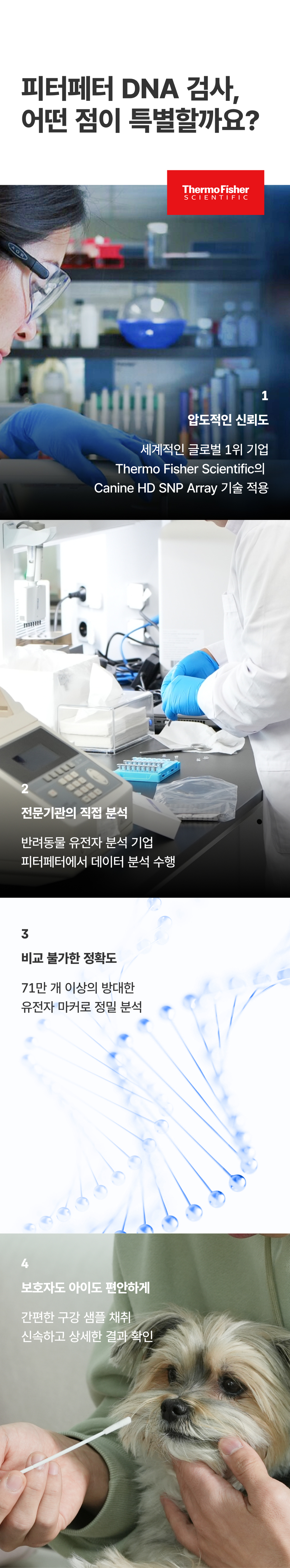 [NEW신상][무료배송] 피터페터 독 DNA 품종 분석 검사 키트 5번째