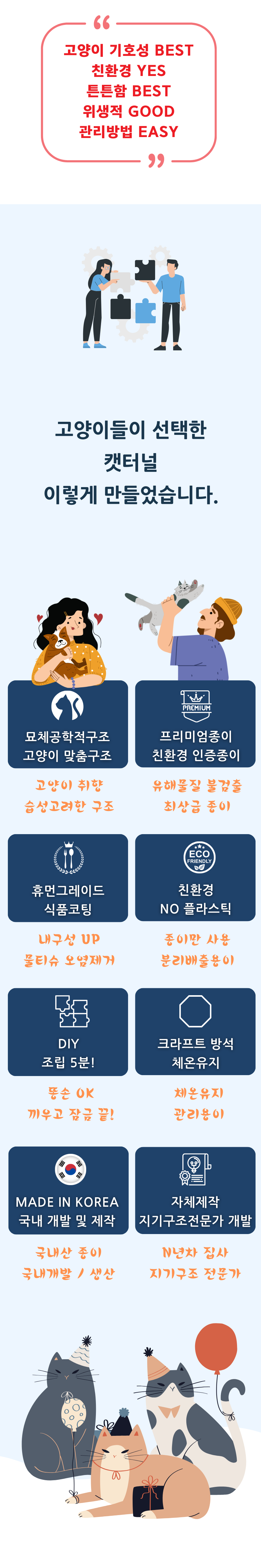 [무료배송] 우니쿠스박스 종이 캣터널 9번째