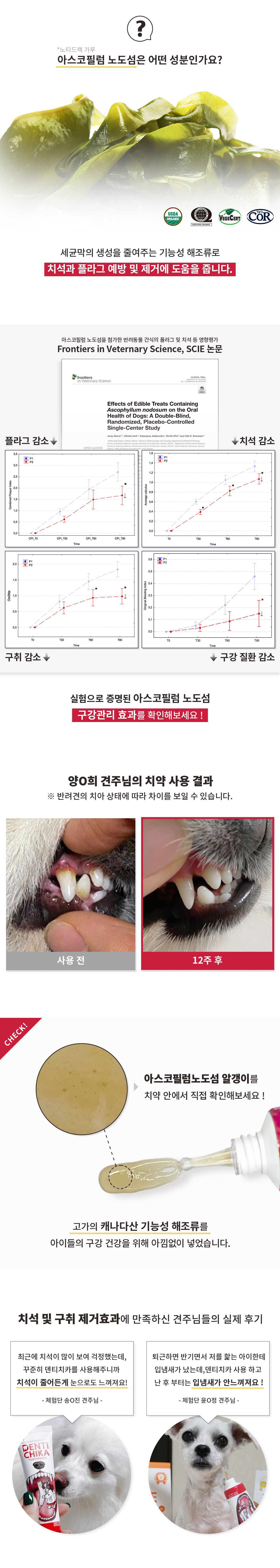 [유통기한임박, 26년5월21일] 닥터페트라 독 덴티치카 닭고기향 60g 20번째