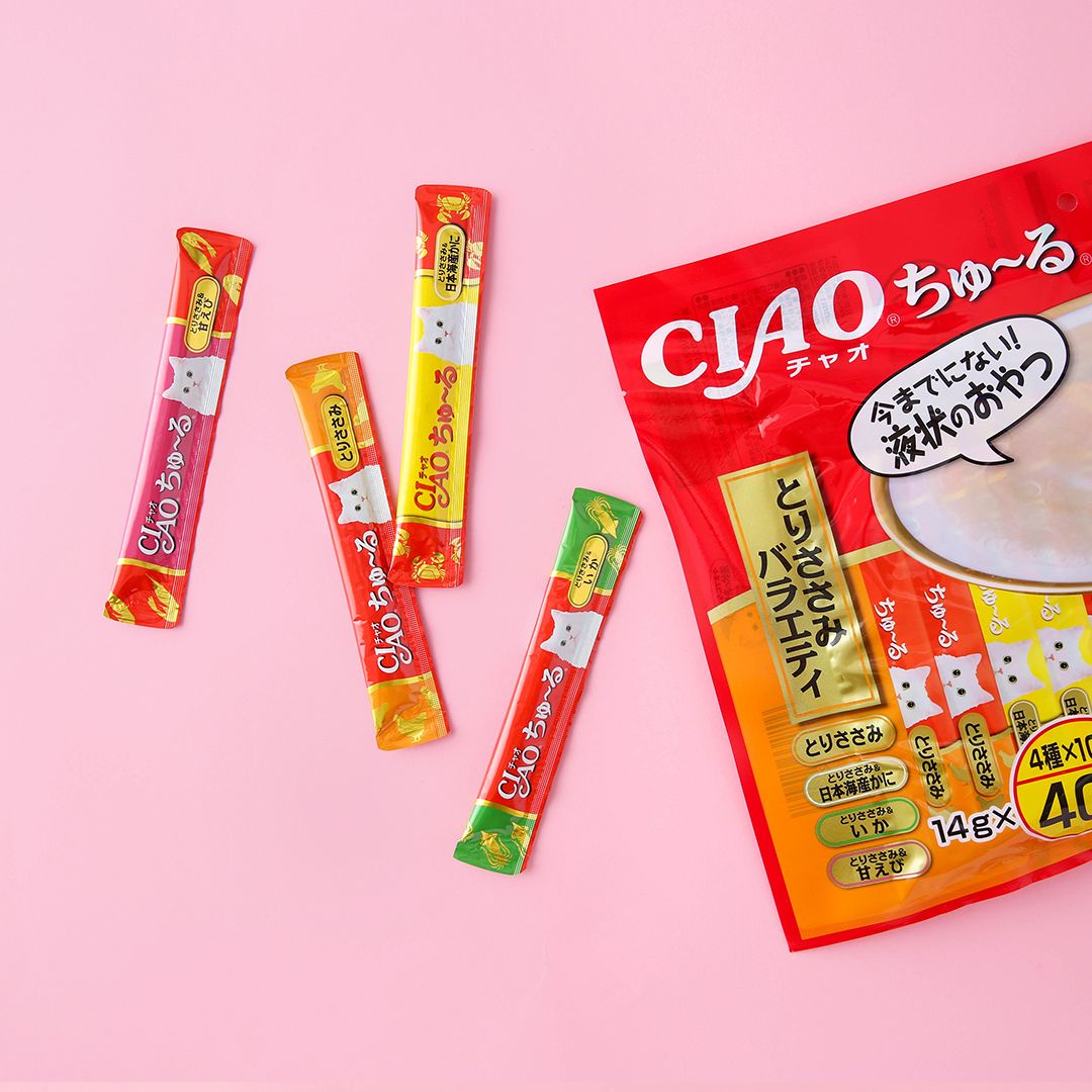 이나바 캣 챠오 츄르 닭가슴살 버라이어티 14g*40p 3번