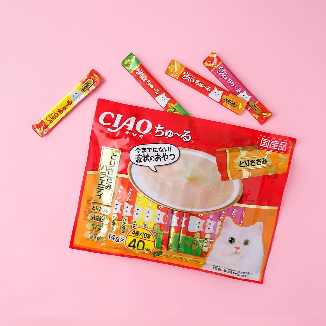 이나바 캣 챠오 츄르 닭가슴살 버라이어티 14g*40p 0번