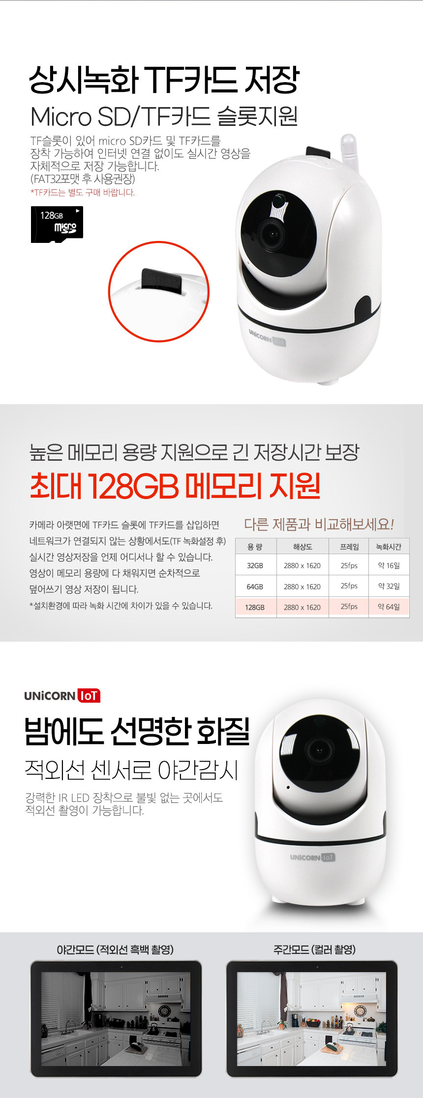 [NEW신상][무료배송] 유니콘 IOT 500만화소 CCTV 무선 보안 IP카메라 TCAM-S50 7번째