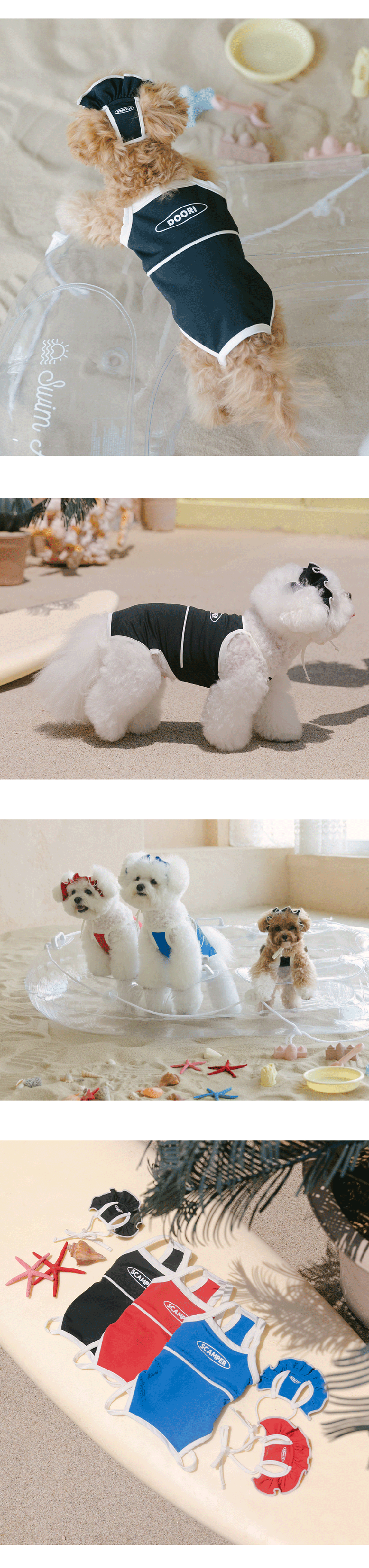 [NEW신상][무료배송] 스캠퍼 레트로 스윔수트 블랙 S-2XL 4번째
