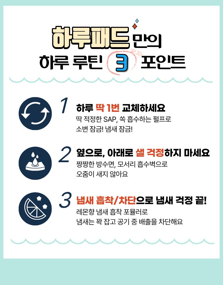 [NEW신상][무료배송] 파파펫코리아 하루패드 대형 50매 (60x76cm) 7번째