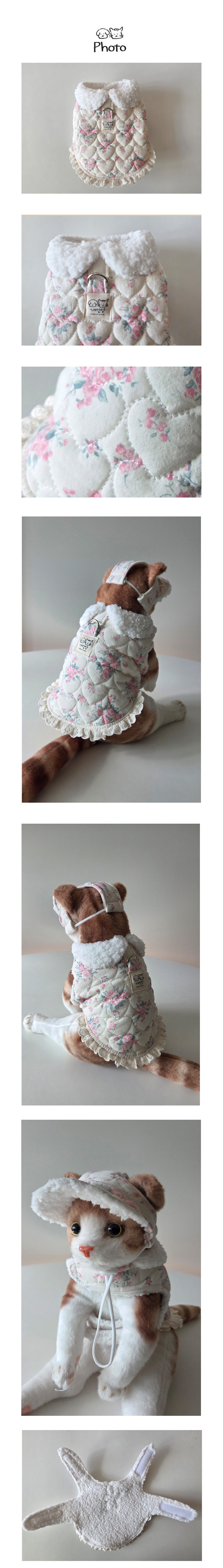 [NEW신상][무료배송] 개달당 꽃길만 걷개 겨울 밸크로 하네스 XS-L 3번째