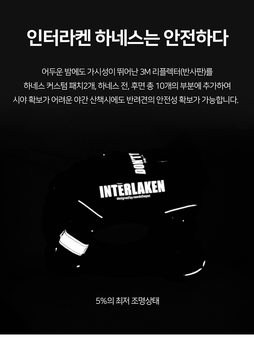 [무료배송] 니즈더펫 인터라켄 미니 패턴 하네스 XXS~S 27번째