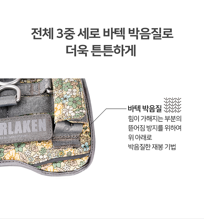 [무료배송] 니즈더펫 인터라켄 미니 패턴 하네스 XXS~S 20번째