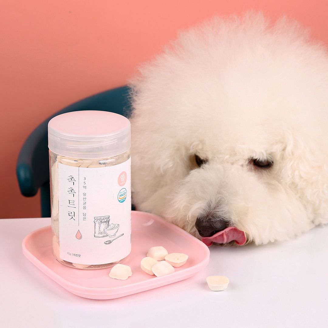 [꽉찬펫프]촉촉트릿 유산균 치킨 70g 1번
