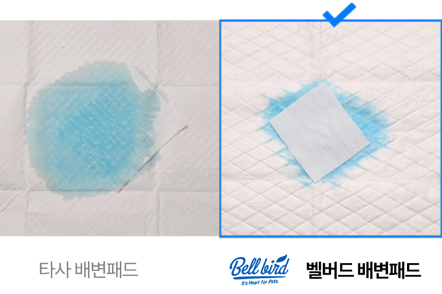 [NEW신상][무료배송] [4개] 벨버드 더 도톰한 배변패드 소형 100매 4번째