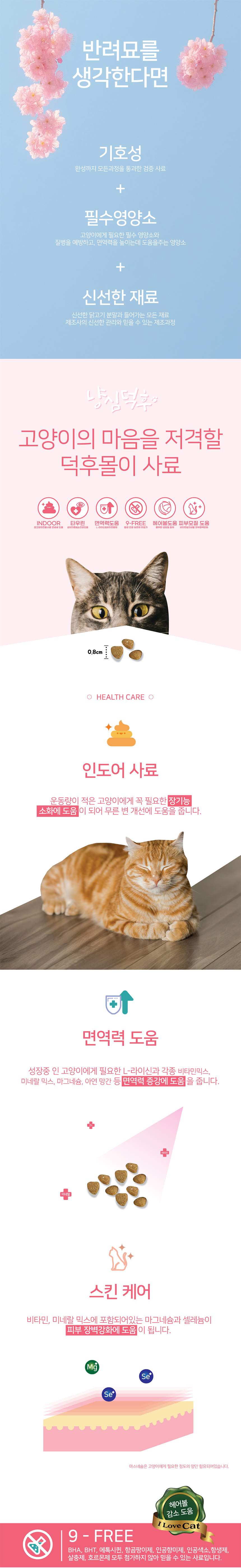 [NEW신상][무료배송] 냥심덕후 전연령 고단백 고양이 사료 2kg 1번째