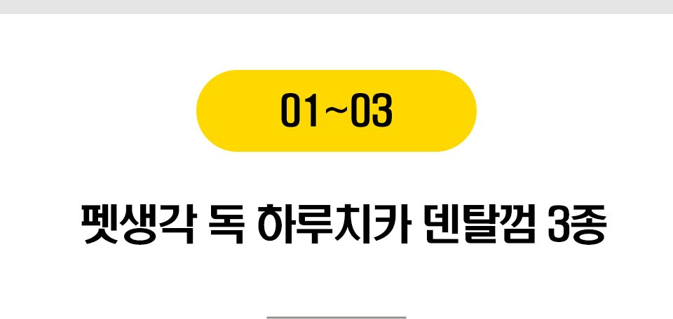 펫생각 독 하루치카 덴탈껌 [모음] 1번째