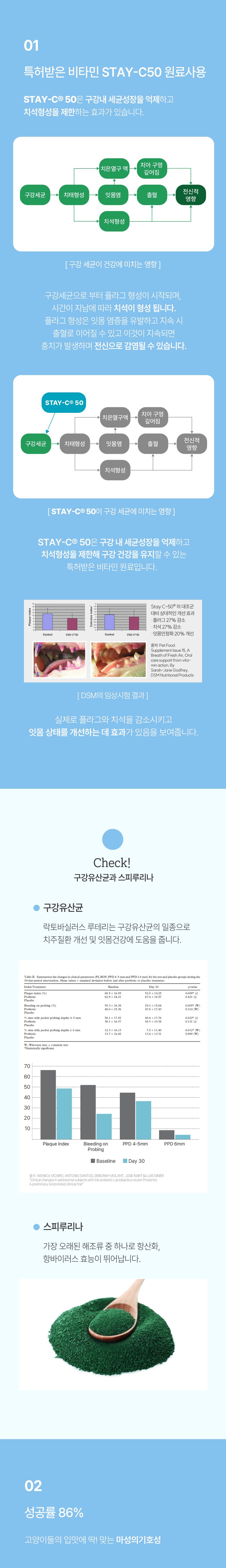 [NEW신상]3651 캣 치카타임 이빨과자 덴탈트릿 연어 300g 2번째