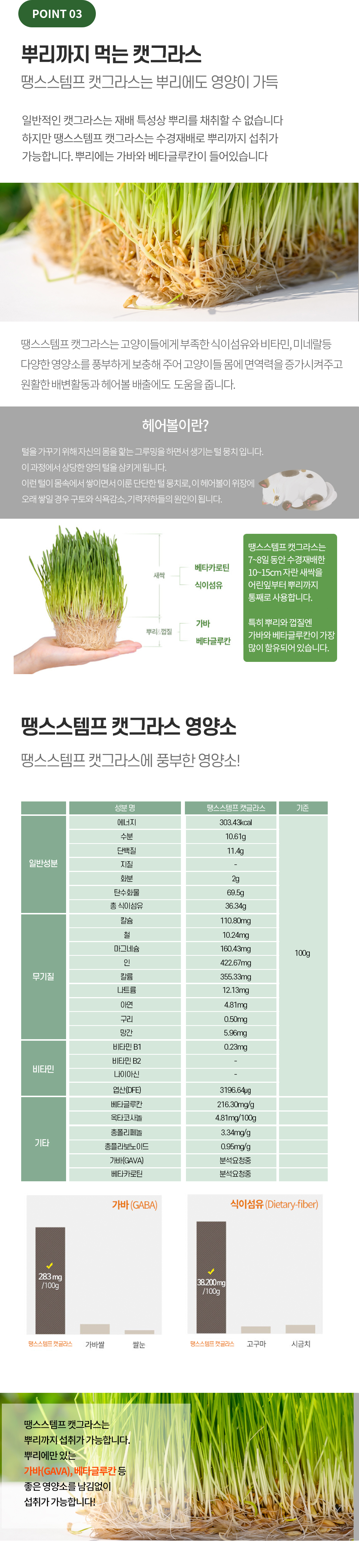 [무료배송] 땡스스탬프 완제품 수경재배 캣그라스 4번째