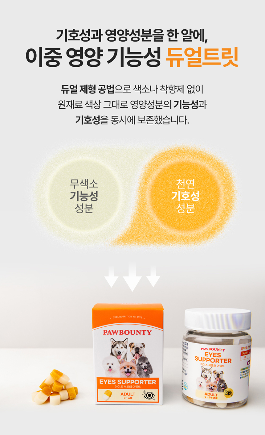 [NEW신상][무료배송] 포바운티 독 아이즈 서포트 어덜트 6세 이하 100g 6번째