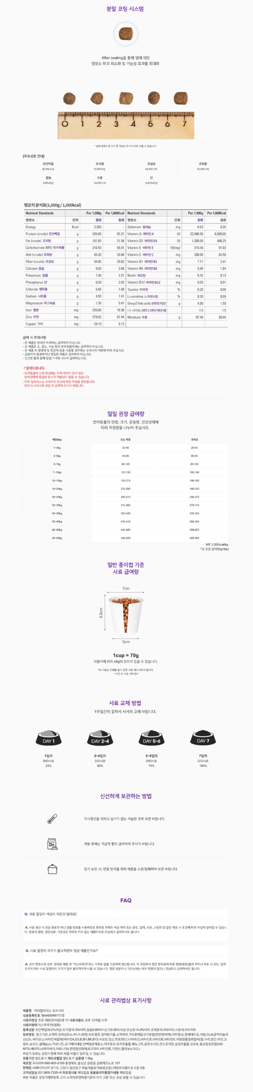 [NEW신상][무료배송] 닥터힐메딕스 독 D/O 오비서티 1.5kg 비만 체중 관리 1번째 상세 이미지