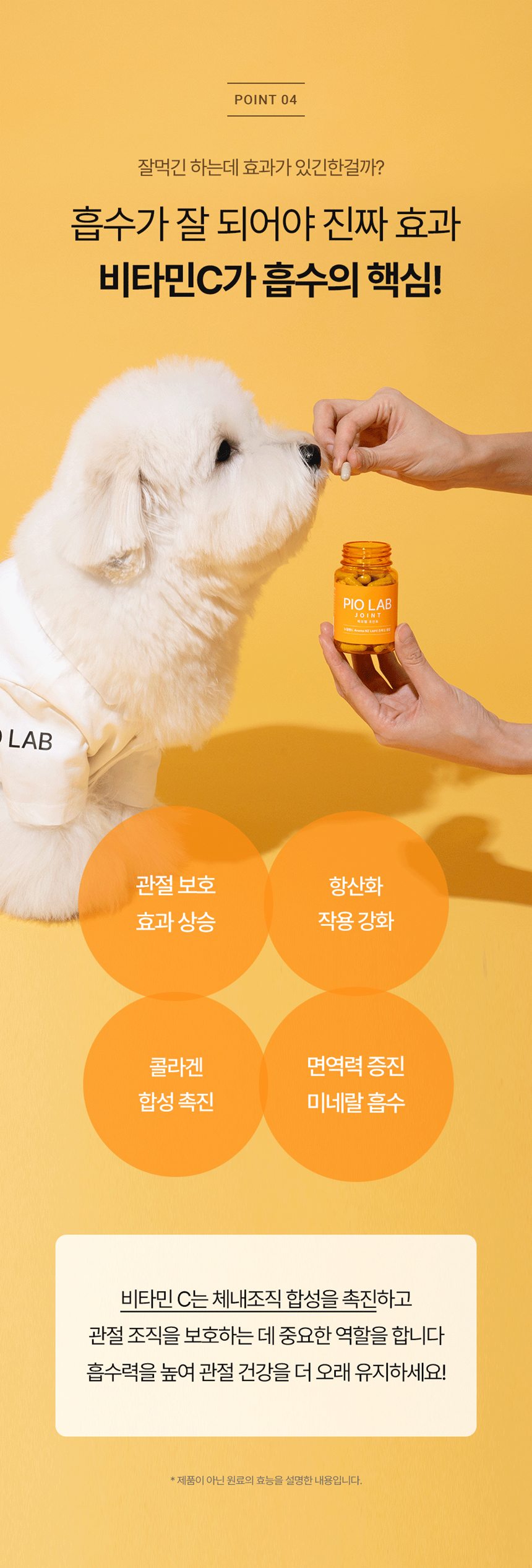 [NEW신상][무료배송] 피오랩 조인트 MSM 콘드로이친 관절 영양제 60캡슐 15번째