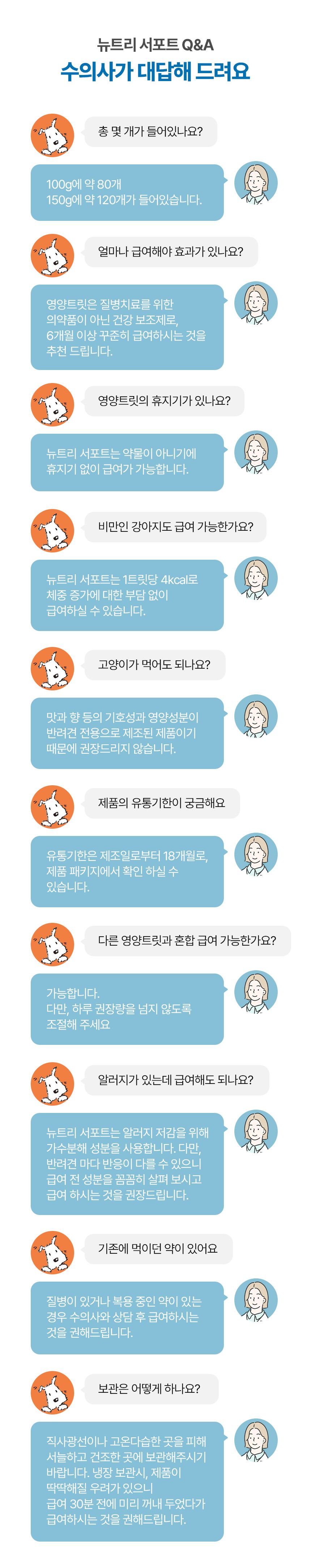 [무료배송] 오마르코 독 뉴트리서포트 이지런 10번째