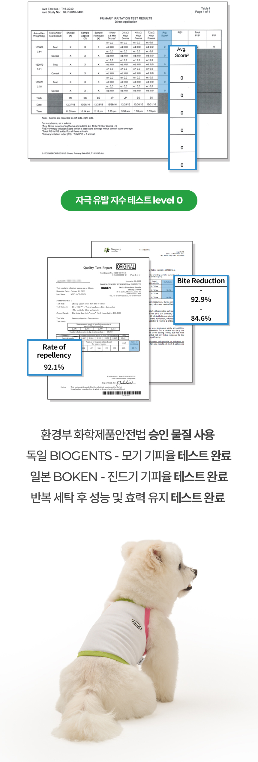 [무료배송] 미니미즈 진드기 퇴치 민소매 2종 SM-2XL 7번째