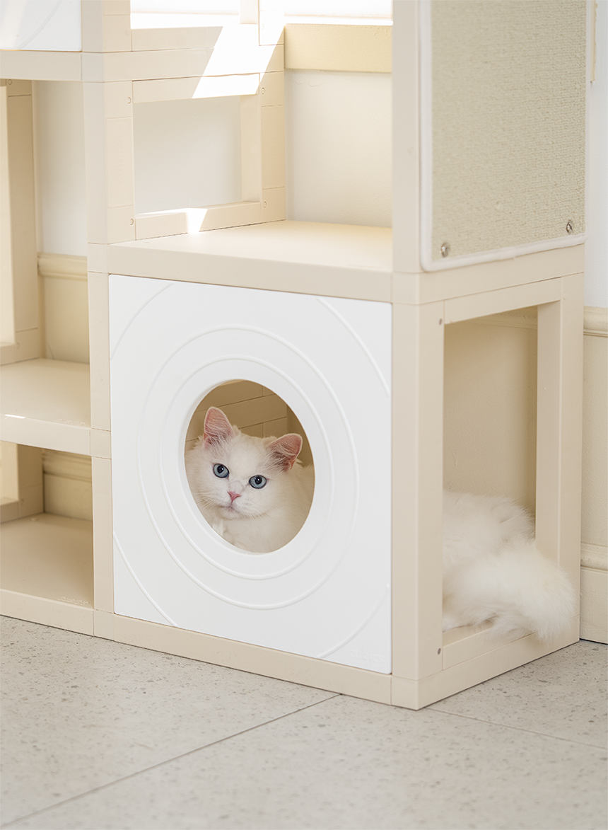 [NEW신상][무료배송] 큐빅스펫 고양이 먼치킨 낮은 타워 2X3+ 커버 세트 6color +스크래쳐1장 포함 44번째