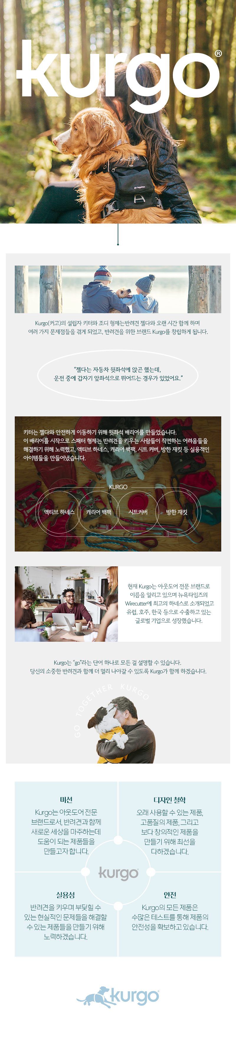 [무료배송] 커고 독 워크 어바웃 폴딩 리드줄 1번째