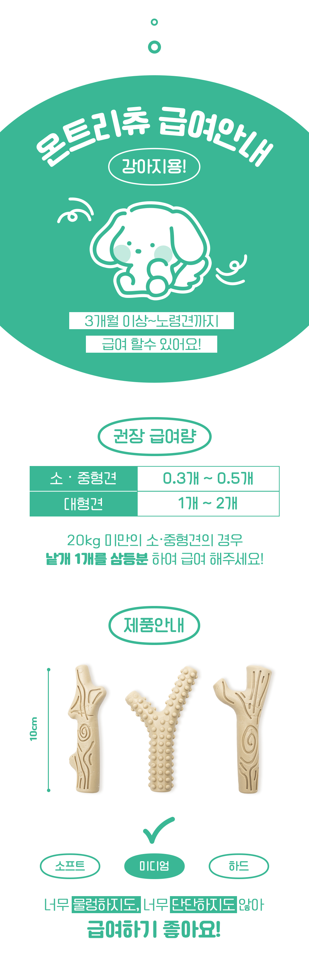 [무료배송] 온날 독 오래먹는 온트리츄 민트 230g 10번째