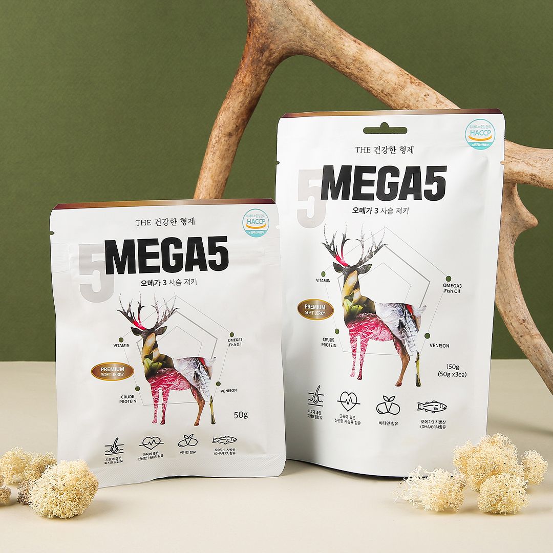 [특가할인]사슴고기+오메가3 메가파이브 사슴고기 150g 0번