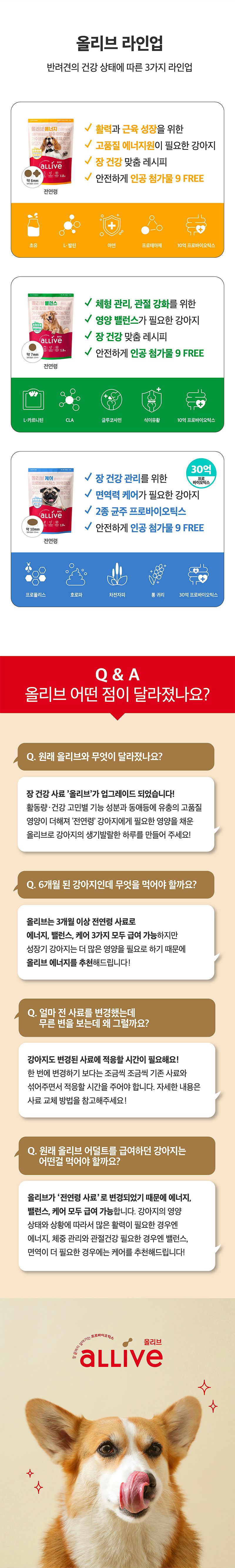 [창고대방출] 올리브 독 케어 1.8kg 8번째
