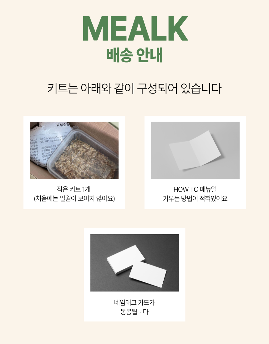 [무료배송] 나만의 미니 밀웜 키트 밀크-MEALK 9번째