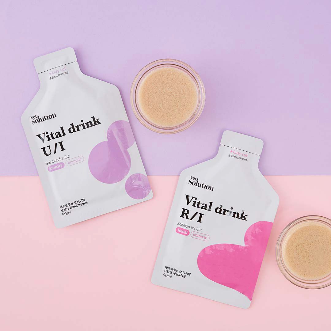 [특가할인]베츠솔루션 캣 바이탈 드링크 유리너리&이뮨 50ml  4번