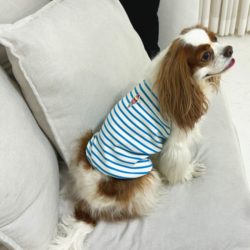 [무료배송] 해피댕댕 아이스크림나시 S - 2XL 7번째