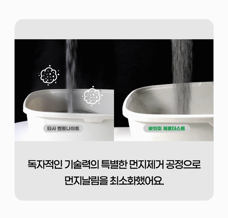 [무료배송] 바잇미 제로더스트 벤토나이트 모래 6kg 7번째