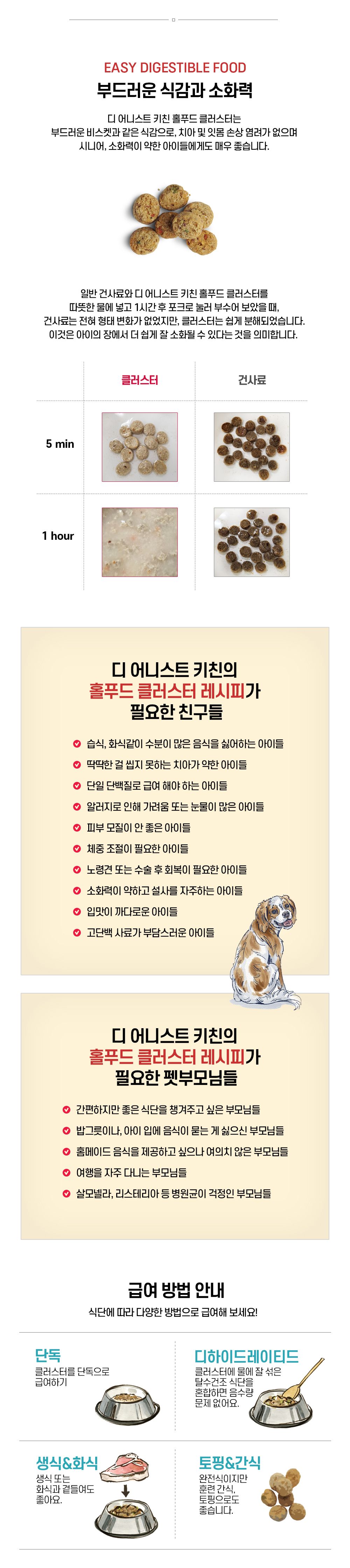 디어니스트키친 독 클러스터 그레인프리 치킨 2.26kg 5번째