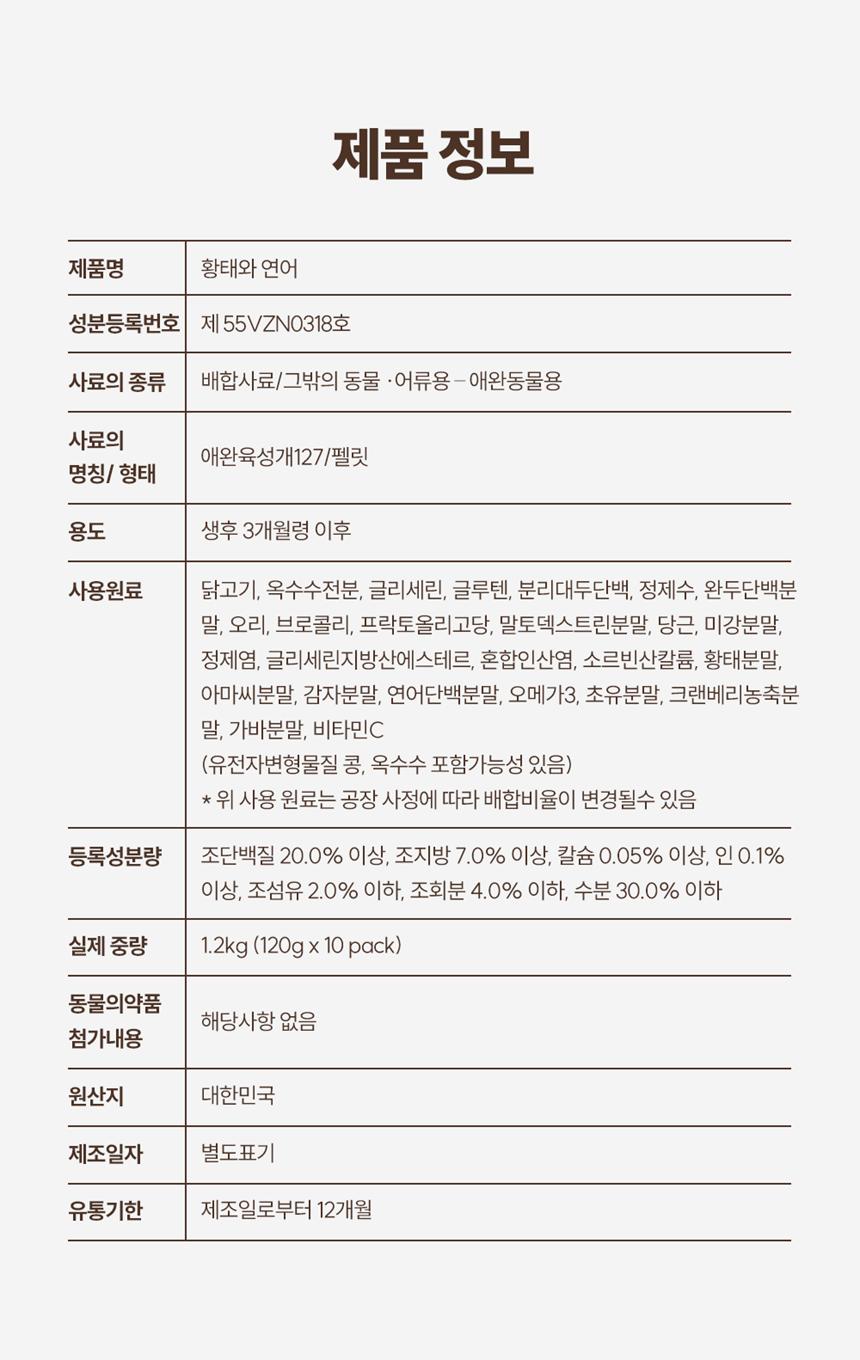 똑똑한끼 독 해피밀 황태와 연어 1.2kg 4번째