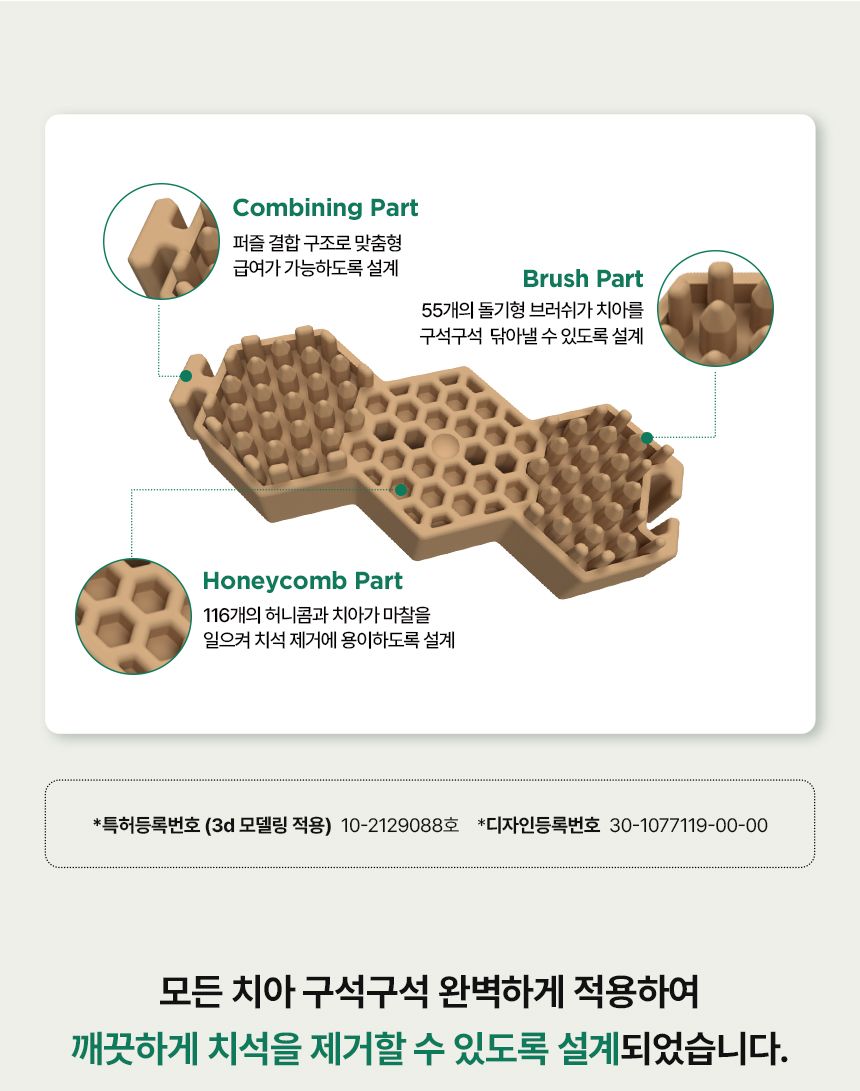[체험단] 닥터페트라 펫즐 허니콤 덴탈플러스 1p 19번째