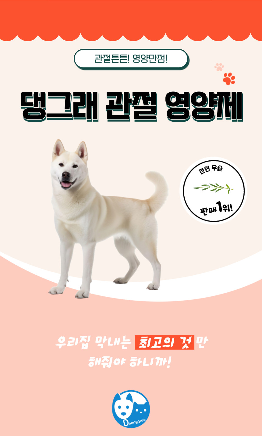 [NEW신상][무료배송] 댕그래 조인트플러스 100g 1번째