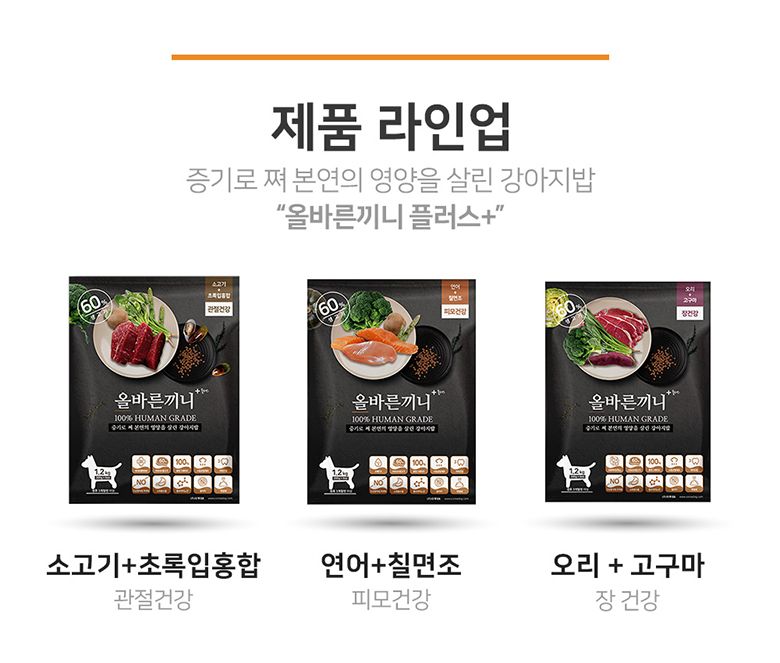 올바른끼니 독 플러스 소고기&초록입홍합 관절건강 1.2kg 27번째