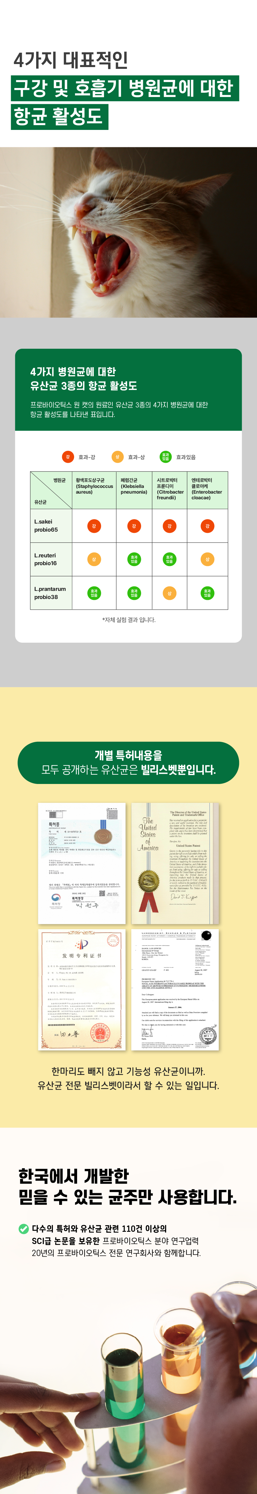 [무료배송] 빌리스벳 프로바이오틱스 원 캣 30g 6번째