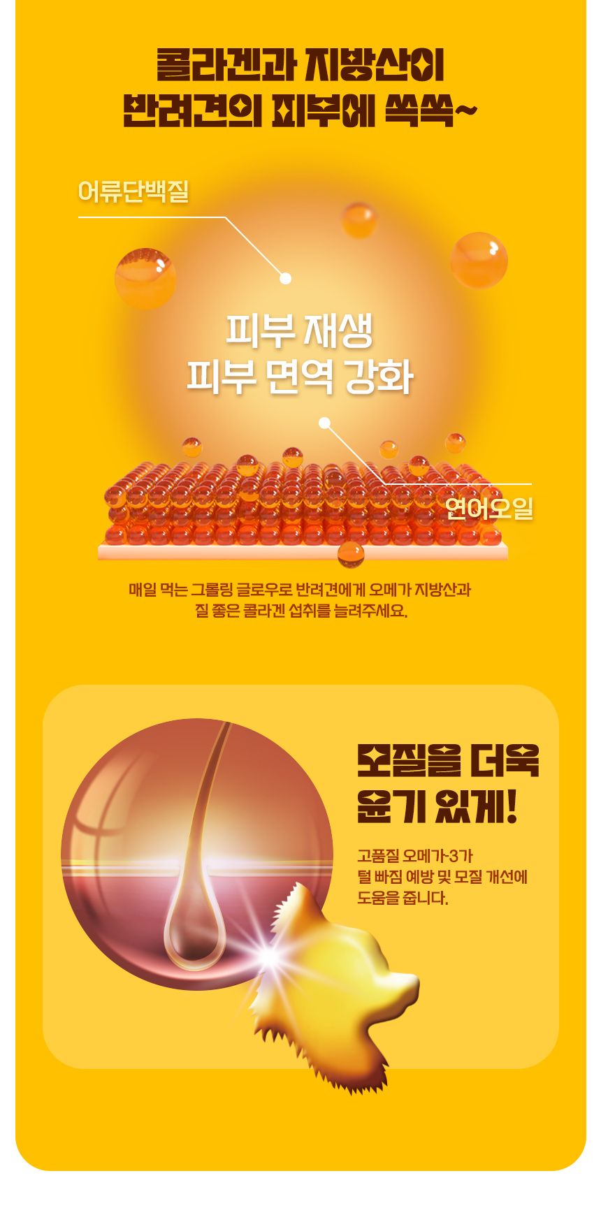[유통기한임박, 25년3월8일] 그롤링 독 글로우 아이케어 살몬 1.8kg 16번째