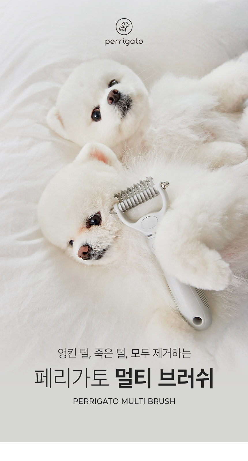 [무료배송] 페리가토 죽은털 제거 멀티 브러쉬 1번째