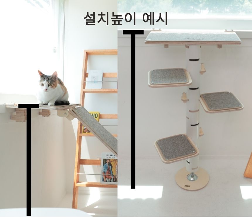 [무료배송] 핑크팡크 냥만뷰 창문형 캣스텝/캣폴 15번째