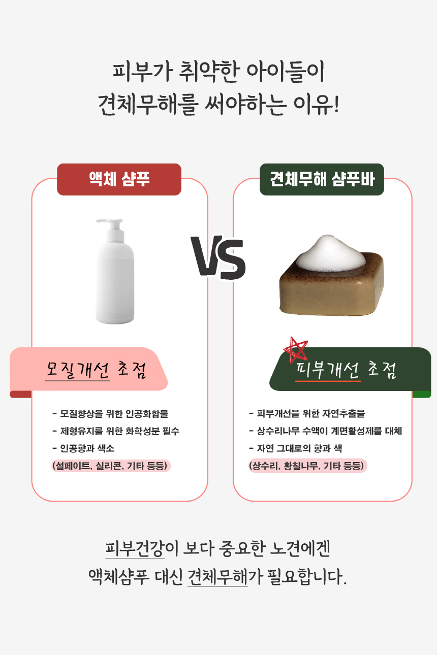견체무해 독 정말순한 노견피부용 강아지 천연 비누 수제 샴푸바 2개입 6번째