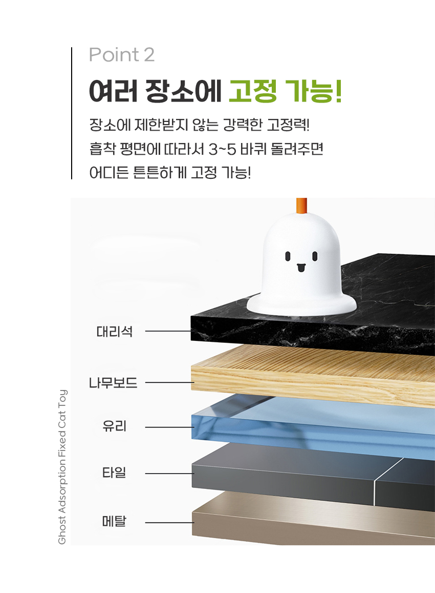 [NEW신상][무료배송] 캣냐옹 고스트 흡착 고정 낚시대 3번째