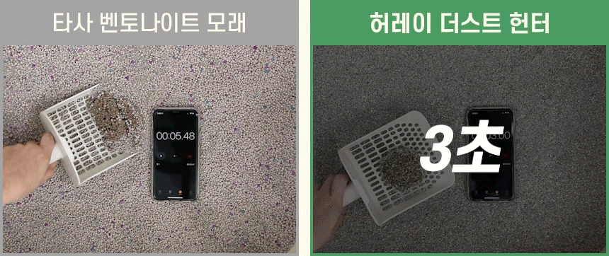 [무료배송] 허레이 더스트헌터 벤토나이트 모래 6kg 12번째